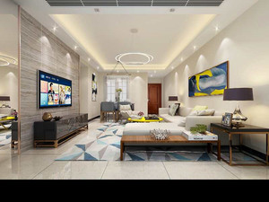 珠海154平米现代简约家装设计 实用与美学的融合