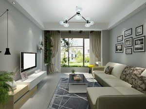 珠海120平米现代简约家装设计效果图，齐装网为您呈现理想生活空间